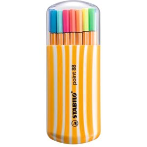 STABILO Fineliner point 88-20er zebrui vč. 5 neonových barev STABILO Fineliner point 88-20er zebrui vč. 5 neonových barev