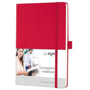 Sigel CO120 zápisník cca.A5, prázdný, pevná vazba, černý, CONCEPTUM., červená Sigel CO120 zápisník cca.A5, prázdný, pevná vazba, černý, CONCEPTUM., červená