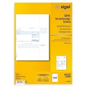 Sigel ZV532 SEPA účtový ústroj, A4, 250 listů Sigel ZV532 SEPA účtový ústroj, A4, 250 listů