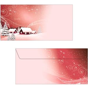 Sigel DU033 dopisní obálky Vánoce "Silent Night", DIN dlouhé (110x220 mm), 50 kusů Sigel DU033 dopisní obálky Vánoce "Silent Night", DIN dlouhé (110x220 mm), 50 kusů