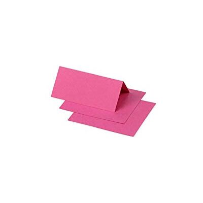 Clairefontaine 75024C Packung mit 25 Tischaufsteller Pollen, 85x80 mm, gefaltet, Fuchsia Clairefontaine 75024C Packung mit 25 Tischaufsteller Pollen, 85x80 mm, gefaltet, Fuchsia