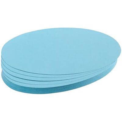 Franken Moderační karty oválné, 190 x 110 mm, 500 kusů, světle modré, UMZ 1119 18 Franken Moderační karty oválné, 190 x 110 mm, 500 kusů, světle modré, UMZ 1119 18