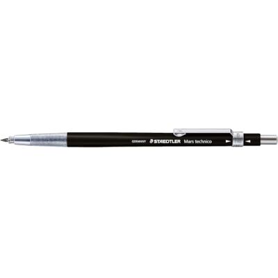 Staedtler Mars technico 780 tužka na odpadové náplně – 2 mm, jednotlivě Kovový klip, integrované ořezávátko – pro kreslení a skicování – výr. č. 780 C-9 Staedtler Mars technico 780 tužka na odpadové náplně – 2 mm, jednotlivě Kovový klip, integrované ořezávátko – pro kreslení a skicování – výr. č. 780 C-9