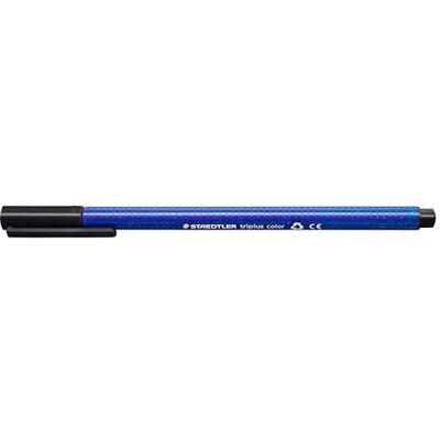 Staedtler Plstěné fixy triplus color, černé, trojhranné, stabilní, špička odolná proti vtisku, šířka linie cca 1 mm, vhodné pro děti, vysoká kvalita Made in Germany, 10 fibre špičkových per v Staedtler Plstěné fixy triplus color, černé, trojhranné, stabilní, špička odolná proti vtisku, šířka linie cca 1 mm, vhodné pro děti, vysoká kvalita Made in Germany, 10 fibre špičkových per v