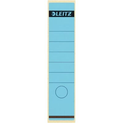 Leitz Samolepicí zadní štítek pro standardní pořadače a tvrdé lepenky, 100 kusů, šířka hřbetu 80 mm, dlouhý a široký formát, 62 x 285 mm, papír, modrá, 16401035 Leitz Samolepicí zadní štítek pro standardní pořadače a tvrdé lepenky, 100 kusů, šířka hřbetu 80 mm, dlouhý a široký formát, 62 x 285 mm, papír, modrá, 16401035