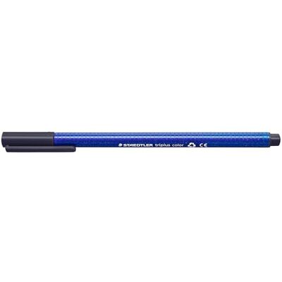 Staedtler Značkovače triplus color, indigo modrá, trojhranná, stabilní, špička odolná proti promáčknutí, šířka čáry cca 1 mm, vhodné pro děti, Made in Germany, 10 indigo-blue tip pens v kartonovém Staedtler Značkovače triplus color, indigo modrá, trojhranná, stabilní, špička odolná proti promáčknutí, šířka čáry cca 1 mm, vhodné pro děti, Made in Germany, 10 indigo-blue tip pens v kartonovém