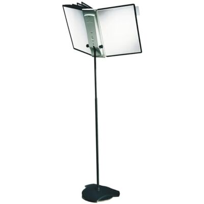 Durable Viditelný stojan na tabuli Sherpa Display System floor 10, s 10 černými pohledovými tabulemi A4, 581700 Durable Viditelný stojan na tabuli Sherpa Display System floor 10, s 10 černými pohledovými tabulemi A4, 581700