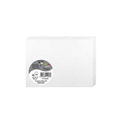 Clairefontaine 12585C – balení s 25 obálkami pylu, složený, formát C6 11 x 15,50 cm, 210 g, ideální pro vaše pozvánky a korespondenci, bílá perleť, 1 balení Clairefontaine 12585C – balení s 25 obálkami pylu, složený, formát C6 11 x 15,50 cm, 210 g, ideální pro vaše pozvánky a korespondenci, bílá perleť, 1 balení