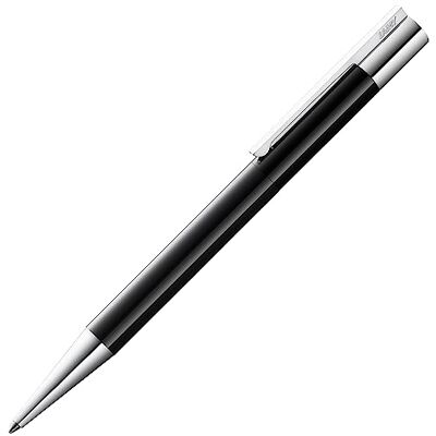 Lamy Kuli kuličkové pero scala 279 – Kuli z ušlechtilé oceli v barvě klavírově černé, s otočnou mechanikou – s velkou náplní – šířka čáry M Lamy Kuli kuličkové pero scala 279 – Kuli z ušlechtilé oceli v barvě klavírově černé, s otočnou mechanikou – s velkou náplní – šířka čáry M