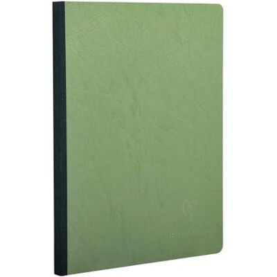 Clairefontaine 795423C sešit A5, len, Age Bag, čtverečkovaný, 96 listů, zelený Clairefontaine 795423C sešit A5, len, Age Bag, čtverečkovaný, 96 listů, zelený