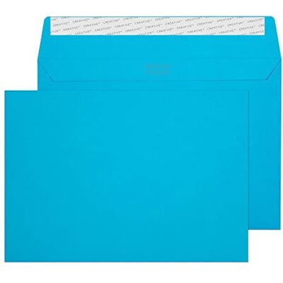 Blake Envelopes Creative Colour 310 dopisní obálky lepicí karibská modrá C5 162 x 229 mm 120g/m² 500 kusů Blake Envelopes Creative Colour 310 dopisní obálky lepicí karibská modrá C5 162 x 229 mm 120g/m² 500 kusů