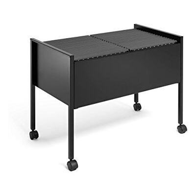 Durable Eco vozík na závěsné desky 100 Duo, černý, 308201 Závěsný registrační vozík z oceli, mobilní se 4 kolečky a 2 brzdami, 760 x 592 x 425 mm, odolný proti poškrábání, kancelář Durable Eco vozík na závěsné desky 100 Duo, černý, 308201 Závěsný registrační vozík z oceli, mobilní se 4 kolečky a 2 brzdami, 760 x 592 x 425 mm, odolný proti poškrábání, kancelář