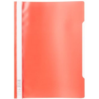 Durable Spínací pořadač (A4 Standard, PP) balení 25 ks červený, 252303 Rychlovazač s průhledným předním víkem, vyraženým úchopem a bílým popisovacím proužkem pro dokumenty Durable Spínací pořadač (A4 Standard, PP) balení 25 ks červený, 252303 Rychlovazač s průhledným předním víkem, vyraženým úchopem a bílým popisovacím proužkem pro dokumenty