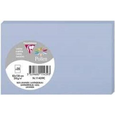 Clairefontaine 11440C – Packung mit 25 Einzelkarten – Format 8,2 x 12,8 cm – 210 g/m² – Farbe Knospengrün Clairefontaine 11440C – Packung mit 25 Einzelkarten – Format 8,2 x 12,8 cm – 210 g/m² – Farbe Knospengrün