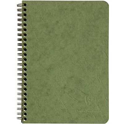 Clairefontaine 785663C spirálová kniha (DIN A5, 14,8 x 21 cm, Age Bag linkovaná, 3 kapsy, 60 listů) 1 kus zelená Clairefontaine 785663C spirálová kniha (DIN A5, 14,8 x 21 cm, Age Bag linkovaná, 3 kapsy, 60 listů) 1 kus zelená