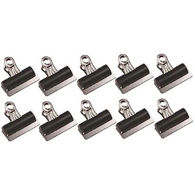 Q-Connect KF01287 Briefklemmer 25 mm, Klemmvolumen 6 mm, schwarz, 10 Stück Q-Connect KF01287 Briefklemmer 25 mm, Klemmvolumen 6 mm, schwarz, 10 Stück