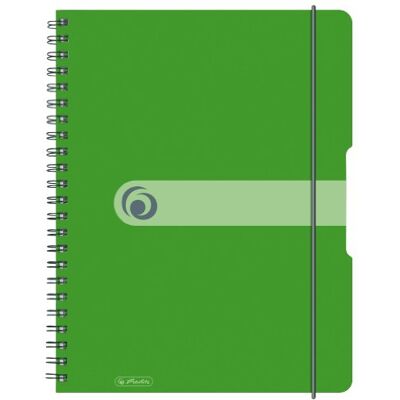 Herlitz 11293099 Spirálový blok A4, zelený (80 papírů), Herlitz 11293099 Spirálový blok A4, zelený (80 papírů),