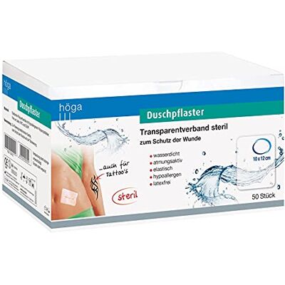 Höga Záplata do sprchy, transparentní obvaz hvězdy, vodotěsná, elastická, hypoalergenní, jednotlivě sterilní, balení 10 cm X 12 cm, 50 kusů Höga Záplata do sprchy, transparentní obvaz hvězdy, vodotěsná, elastická, hypoalergenní, jednotlivě sterilní, balení 10 cm X 12 cm, 50 kusů
