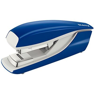 Leitz Plochá sešívačka z kovu, na 40 listů, vč. sponek, ergonomický design, modrá, série NeXXt, 55236035 Leitz Plochá sešívačka z kovu, na 40 listů, vč. sponek, ergonomický design, modrá, série NeXXt, 55236035