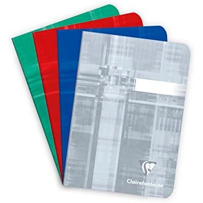 Clairefontaine 3640C sešit na boty/sešit 10,5 x 14,8 cm, 48 listů 90 g, prázdný, sešitý, vazba z PP, barevně tříděné, 1 kus vícebarevný Clairefontaine 3640C sešit na boty/sešit 10,5 x 14,8 cm, 48 listů 90 g, prázdný, sešitý, vazba z PP, barevně tříděné, 1 kus vícebarevný