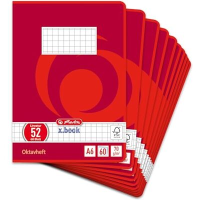 Herlitz Oktávový sešit A6 linkovaný čtverečkovaný, 60 listů, motiv obratlů Kompaktní formát A6 s 60 listy a tříděným motivem vír Herlitz Oktávový sešit A6 linkovaný čtverečkovaný, 60 listů, motiv obratlů Kompaktní formát A6 s 60 listy a tříděným motivem vír