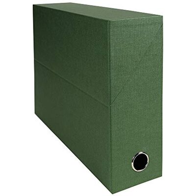 Exacompta 89523E Premium přenosový box z plátnového papíru 9 cm šířka hřbetu s otvorem DIN A4 zelený ideální přepravní box a perfektně se hodí pro bezpečné uložení vašich pořadačů Exacompta 89523E Premium přenosový box z plátnového papíru 9 cm šířka hřbetu s otvorem DIN A4 zelený ideální přepravní box a perfektně se hodí pro bezpečné uložení vašich pořadačů