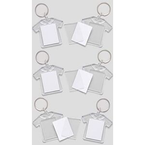 Baker Ross Trikoty na klíče ET1242 pro vlastní tvorbu a zdobení (6 kusů), bílé, 5 cm Baker Ross Trikoty na klíče ET1242 pro vlastní tvorbu a zdobení (6 kusů), bílé, 5 cm