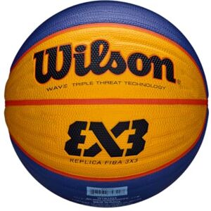 WILSON Replica RBR Official 3x3 FIBA Game Basketball, žlutý/modrý, 6, WTB1033XB WILSON Replica RBR Official 3x3 FIBA Game Basketball, žlutý/modrý, 6, WTB1033XB