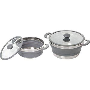 Brunner Geschirrset Fold Away, 24 cm, Silber Brunner Geschirrset Fold Away, 24 cm, Silber