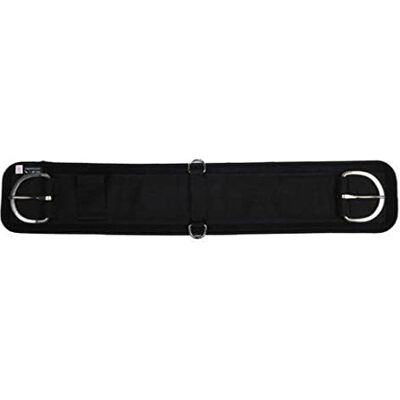 HKM SPORTS EQUIPMENT Western Softoprenový pás na sedlo s podšívkou pro odléznutí, černý, 26" = 66 cm stoupačky 4378 HKM SPORTS EQUIPMENT Western Softoprenový pás na sedlo s podšívkou pro odléznutí, černý, 26" = 66 cm stoupačky 4378