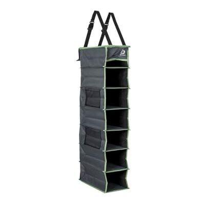 Bo-Camp Organizér, multifunkční, až 7 přihrádek, 30 x 17 x 84 cm, šedý Bo-Camp Organizér, multifunkční, až 7 přihrádek, 30 x 17 x 84 cm, šedý