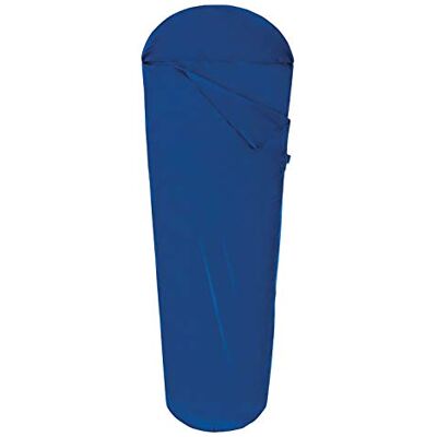 Ferrino Spací pytel Pro Liner Inlet, prostěradlo pro spací pytel mumie, modrý Ferrino Spací pytel Pro Liner Inlet, prostěradlo pro spací pytel mumie, modrý