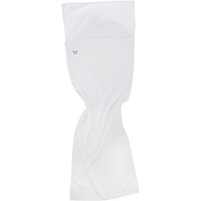 Salewa Cotton-Feel Zip podšívka do spacáku, bílý, pravý Salewa Cotton-Feel Zip podšívka do spacáku, bílý, pravý