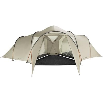 VAUDE Stan Badawi dlouhý rodinný stan pro 6 osob, pískový, 3 000 WS VAUDE Stan Badawi dlouhý rodinný stan pro 6 osob, pískový, 3 000 WS
