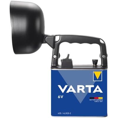 Varta Stavební reflektor LED 4 W vč. alkalické baterie, Work Light BL40 145° výškově nastavitelná hlava, odolnost proti oleji, vč. Lo Power 6 V baterie, náhradní baterie k dostání pod Best Varta Stavební reflektor LED 4 W vč. alkalické baterie, Work Light BL40 145° výškově nastavitelná hlava, odolnost proti oleji, vč. Lo Power 6 V baterie, náhradní baterie k dostání pod Best