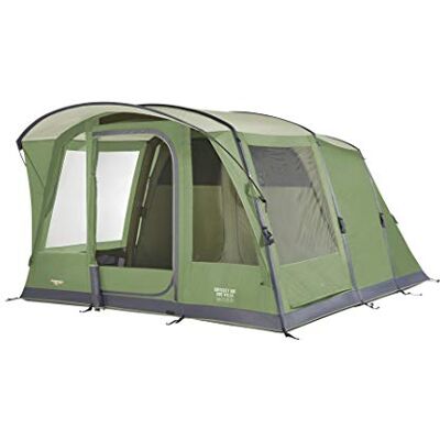 Vango Airbeam Odyssey Air 500 Villa stan pro 5 osob s pumpičkou, stříška proti slunci, jednoduchý rodinný kempování, epsomově zelený Vango Airbeam Odyssey Air 500 Villa stan pro 5 osob s pumpičkou, stříška proti slunci, jednoduchý rodinný kempování, epsomově zelený