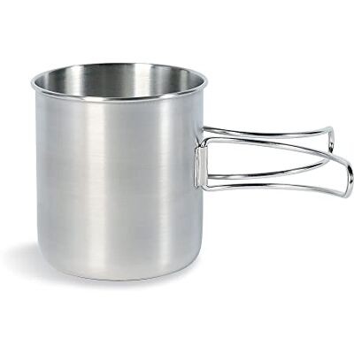Tatonka Hrnek Handle Mug 600 ml Hrnek z nerezové oceli se zaklapávacími rukojeťmi a stupnicí objemu kompatibilní se širokým hrdlem Nalgene 1 l Tatonka Hrnek Handle Mug 600 ml Hrnek z nerezové oceli se zaklapávacími rukojeťmi a stupnicí objemu kompatibilní se širokým hrdlem Nalgene 1 l