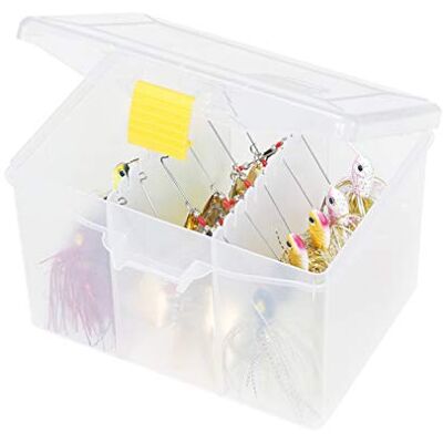 Plano ProLatch organizér na spinnerbait, box na rybářské náčiní, plastový úložný box, rybářský organizér na návnadu na pavouky, černá nebo šedá Plano ProLatch organizér na spinnerbait, box na rybářské náčiní, plastový úložný box, rybářský organizér na návnadu na pavouky, černá nebo šedá