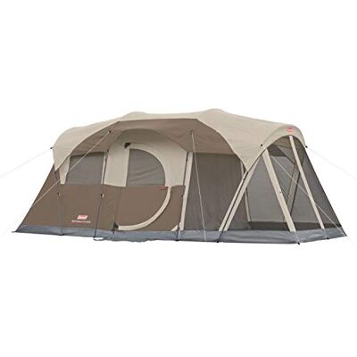 Coleman 2000027945 stan 17 x 9 Wettermaster 6 stíněný C001, hnědý, 6 osob Coleman 2000027945 stan 17 x 9 Wettermaster 6 stíněný C001, hnědý, 6 osob