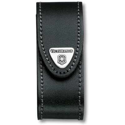 Victorinox Pouzdro na opasek kůže, příslušenství pro kapesní nože, pouzdro, Swiss Army Knife, suchý zip, černé Victorinox Pouzdro na opasek kůže, příslušenství pro kapesní nože, pouzdro, Swiss Army Knife, suchý zip, černé