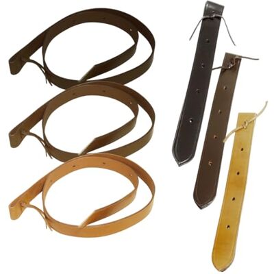 PFIFF 004334 Tie-Strap, sedlový popruh, westernový sedlový pás, westernové sedlo, westernové jezdectví, kůže, hnědý, cca 180 x 3,5 cm PFIFF 004334 Tie-Strap, sedlový popruh, westernový sedlový pás, westernové sedlo, westernové jezdectví, kůže, hnědý, cca 180 x 3,5 cm
