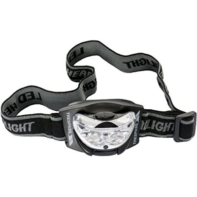 Trespass Guidance, Black, 3 LED (2 bílá, 1 červená) čelovka 7 cm x 4 cm x 4 cm, černá Trespass Guidance, Black, 3 LED (2 bílá, 1 červená) čelovka 7 cm x 4 cm x 4 cm, černá