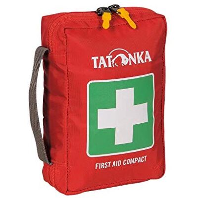 Tatonka First Aid Compact – sada první pomoci s rozsáhlým obsahem – např. záchranná deka, kontrolní seznam a podváděcí list pro první péči – pro outdoor, turistiku, trekking – červená Tatonka First Aid Compact – sada první pomoci s rozsáhlým obsahem – např. záchranná deka, kontrolní seznam a podváděcí list pro první péči – pro outdoor, turistiku, trekking – červená
