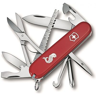 Victorinox Švýcarský kapesní nůž, Fisherman, Multitool, Swiss Army Knife se 17 funkcemi, čepel, otvírák na konzervy, šroubovák 3 mm Victorinox Švýcarský kapesní nůž, Fisherman, Multitool, Swiss Army Knife se 17 funkcemi, čepel, otvírák na konzervy, šroubovák 3 mm