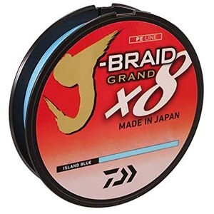 Daiwa J-Braid Grand 8X Ersatzspule, 277 m, Blau (Island Blue) Daiwa J-Braid Grand 8X Ersatzspule, 277 m, Blau (Island Blue)
