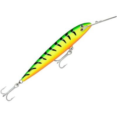 Rapala Countdown Magnum Wobbler, Farbe:Firetiger, Länge/Gewicht/Hakengröße/Lauftiefe:14cm / 36g / Gr. 2/0 / 4.5m 5.4m Rapala Countdown Magnum Wobbler, Farbe:Firetiger, Länge/Gewicht/Hakengröße/Lauftiefe:14cm / 36g / Gr. 2/0 / 4.5m 5.4m