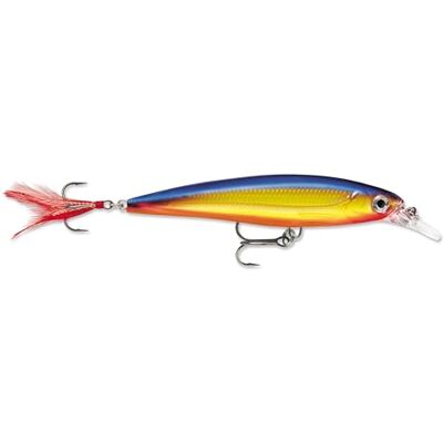 Rapala Návnada s háčkem č. 4/5, 1,2-1,8 m hloubka plavání, 10 cm, holografické stříbro, XR10HS Rapala Návnada s háčkem č. 4/5, 1,2-1,8 m hloubka plavání, 10 cm, holografické stříbro, XR10HS