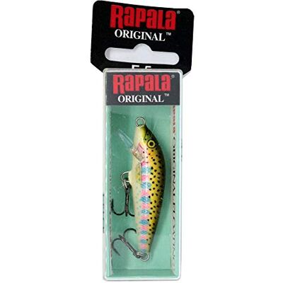 Rapala Original Floater Angelköder Angelzubehör aus Balsaholz Süßwasser Spinnköder Lauftiefe 0.9-1.5m Fischköder 5cm, 3g Hergestellt in Estland Rainbow Trout Rapala Original Floater Angelköder Angelzubehör aus Balsaholz Süßwasser Spinnköder Lauftiefe 0.9-1.5m Fischköder 5cm, 3g Hergestellt in Estland Rainbow Trout