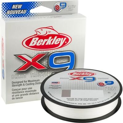Berkley X9 pletená šňůra, bílý Crystal, 14,2 kg 164yd 150 m Berkley X9 pletená šňůra, bílý Crystal, 14,2 kg 164yd 150 m