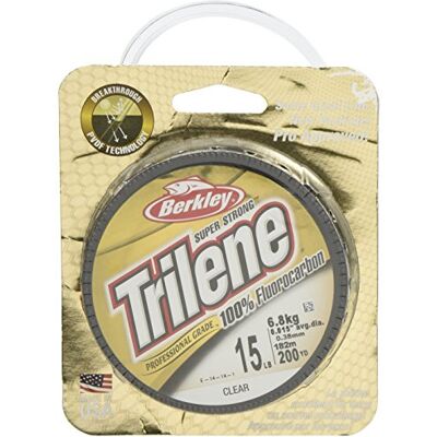 Berkley Trilene 100% fluorovaný uhlík 200 metrů cívka ** Velikosti 1,8 kg 11,3 kg ** Kapr Bílé ryby transparentní 4 lbs/0,17 mm Berkley Trilene 100% fluorovaný uhlík 200 metrů cívka ** Velikosti 1,8 kg 11,3 kg ** Kapr Bílé ryby transparentní 4 lbs/0,17 mm